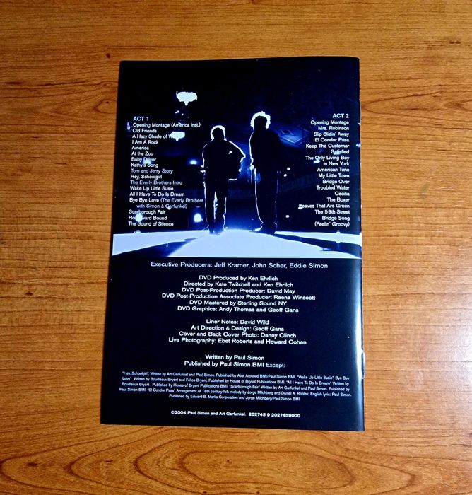 SIMON & GARFUNKEL Old Friends |Live on Stage O Reencontro /dvd+Libreto
