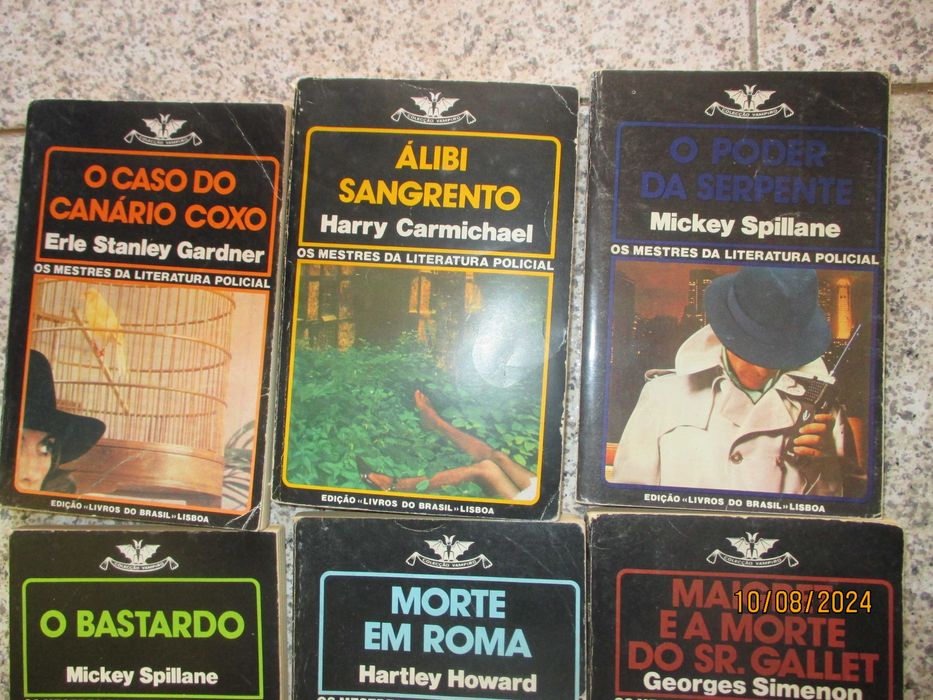 8 livros antigos da colecção vampiro
