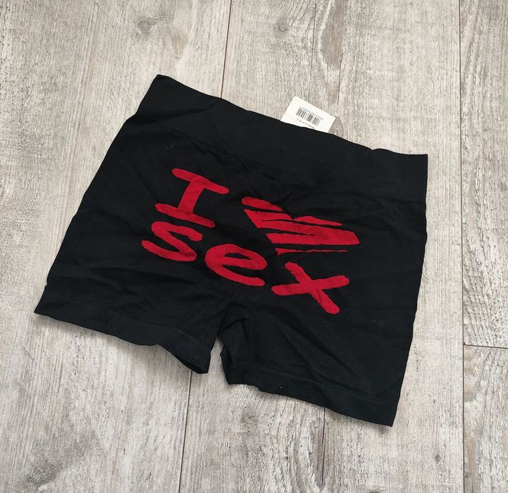 Bokserki męskie 42 44 XL XXL i love sex UOMO Walentynki szybka wysyłka
