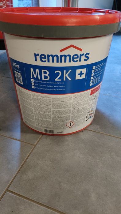 Remers MB 2K wielofunkcyjna hydroizolacja budowlana 25kg