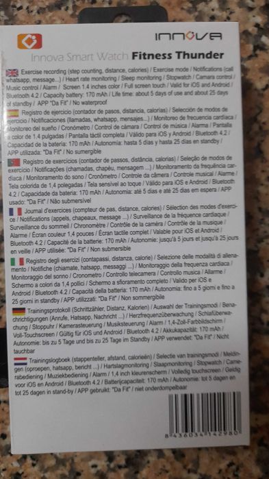 Relógio Fitness Thunder