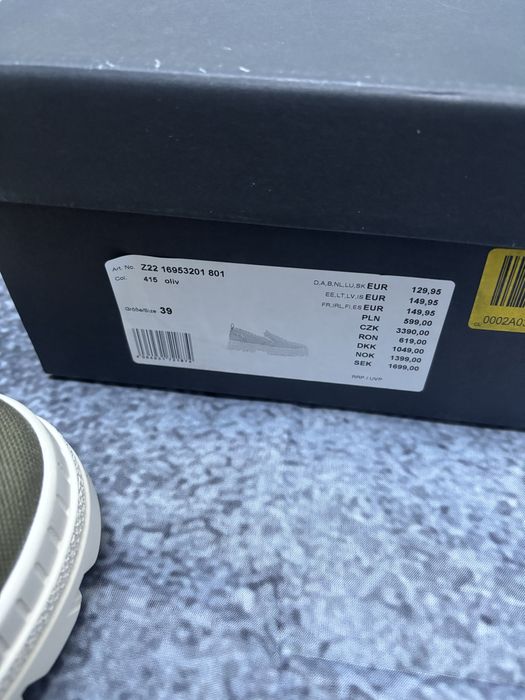 Marc O’Polo buty na platformie mokasyny loafersy