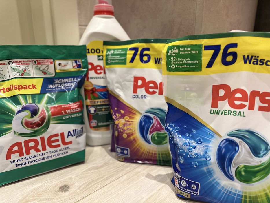 Капсули   для прання Persil та Ariel