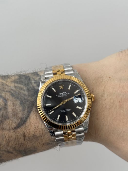 наручний чоловічий годинник Rolex Datejust 41 mm clean