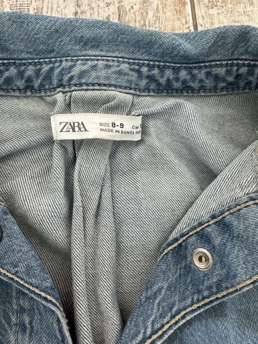 Джинсавая рубашка zara ,134