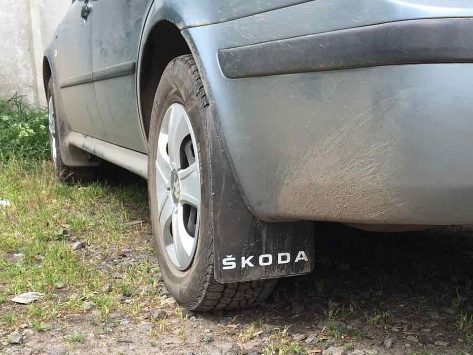 Брызговики Резина Polytep для Skoda (230*375) (2 шт)