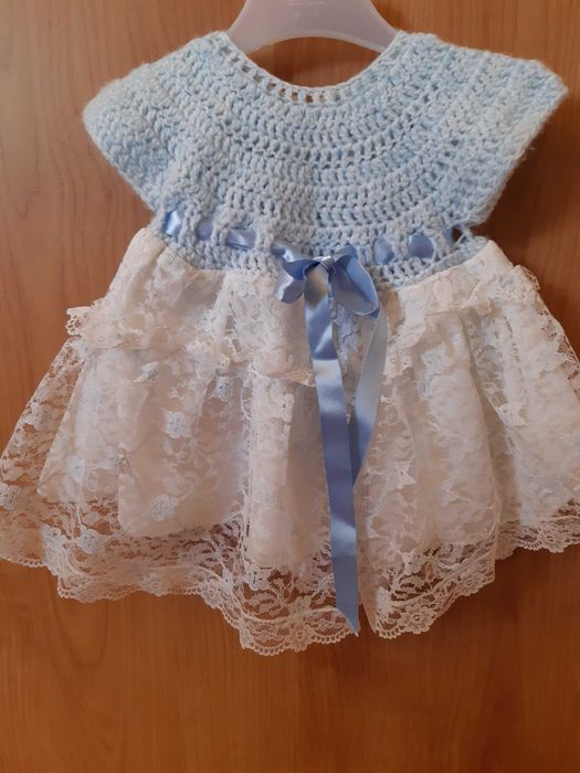 Sukienka niemowlęca handmade, chrzest