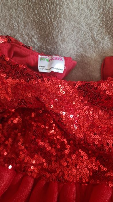 Vestidos vermelhos de festa para bebé – gémeas