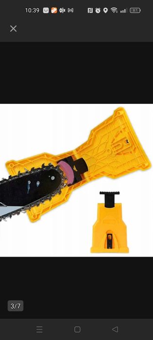 Ostrzałka osełka pilnik do łańcucha piły pilarki spalinowej