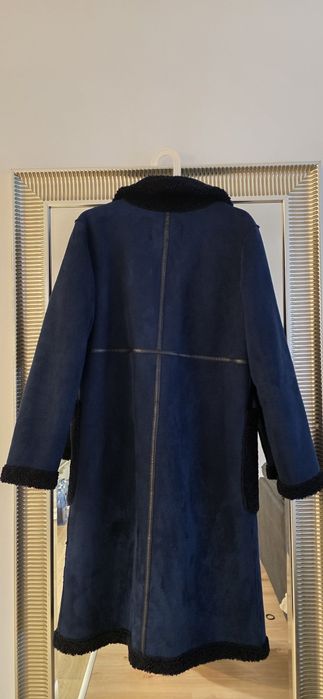 Płaszcz kożuch damski Zara