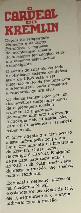 O Cardeal do Kremlin
de Tom Clancy