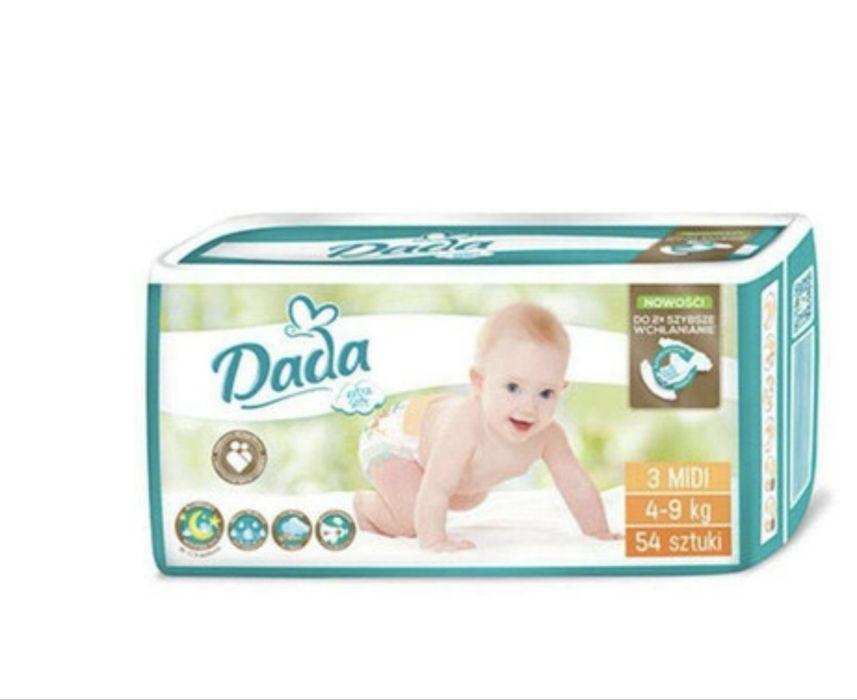 Памперси Dada 3 midi 4-9 kg 54 шт.
