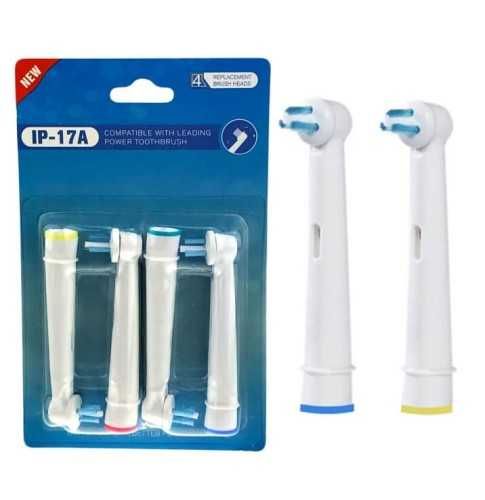 Końcówki Szczoteczeki,ORTODONTYCZNE ORAL-B IP-17A , 4 Szt . Zamiennik