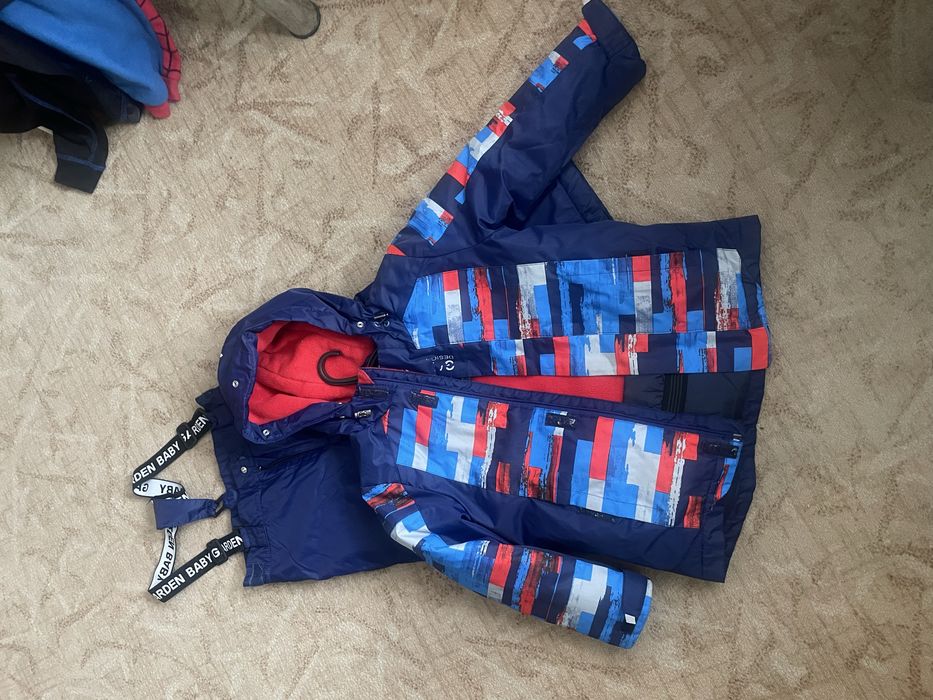 Зимовий костюм на хлопчика 110р+ черевики 29 розмір