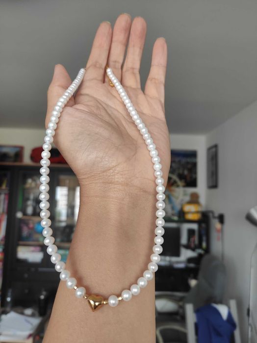 Naszyjnik z pereł naturalnych