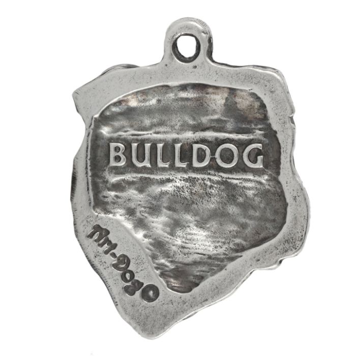 Buldog angielski brelok posrebrzany Art-Dog