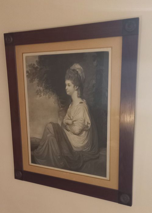 Quadro Senhora no Alpendre