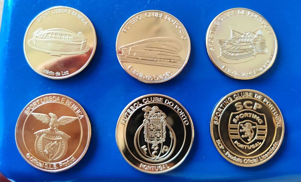 Medalhas do SLB, SPC e FCP