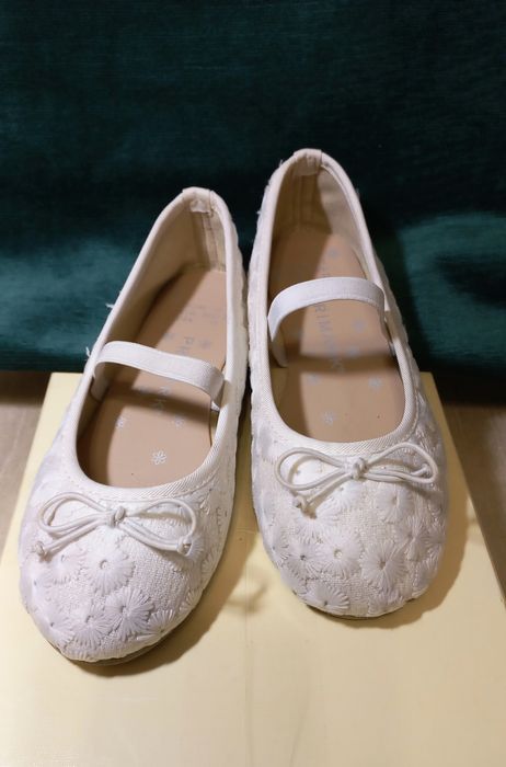 Нарядні туфлі Primark 30-31 білі балетки дівчинка/девочка