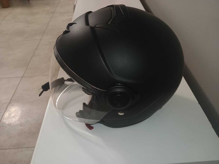 Zestaw motocyklowy - kask, buty, spodnie i rękawice