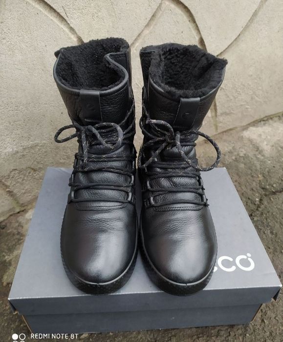 Ecco 38 ботинки жіночі зимові чоботи сапоги черевики зима взуття ессо