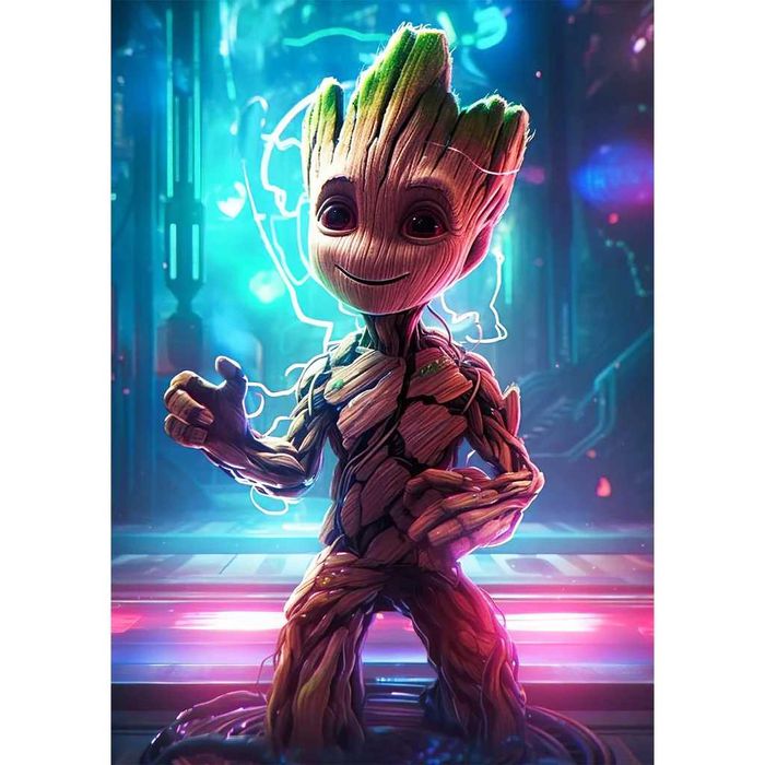 Malowanie diamentowe Groot (rozmiar 30х40)