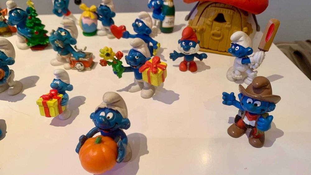 Estrufes (Smurfs) figuras em PVC SCHLEICH - vintage coleção