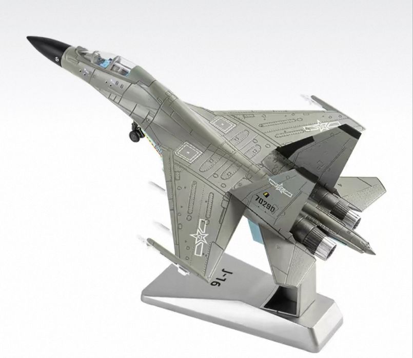 Aviao de combate F16 miniatura coleccionadores