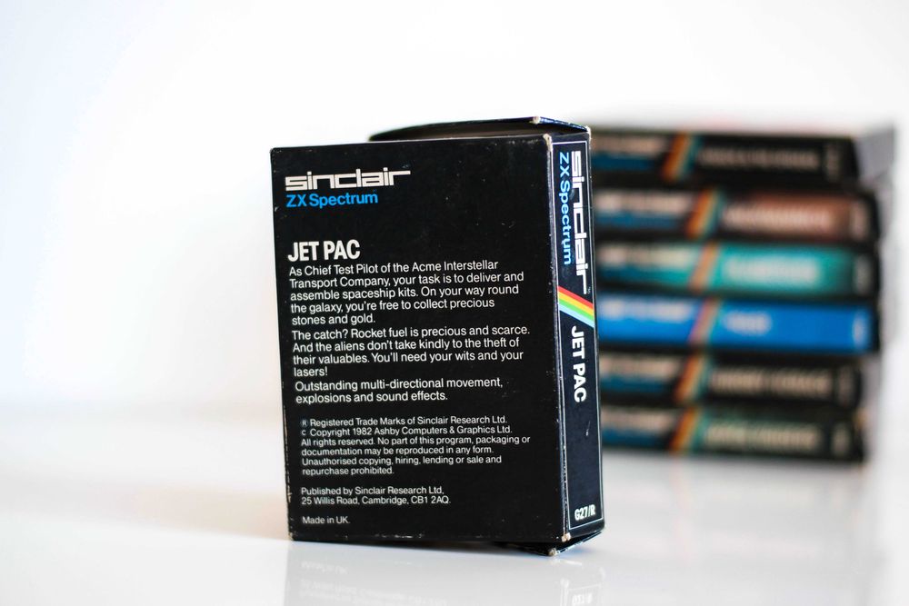 Gra na ZX Spectrum Jet Pac cartridgene kompletna!