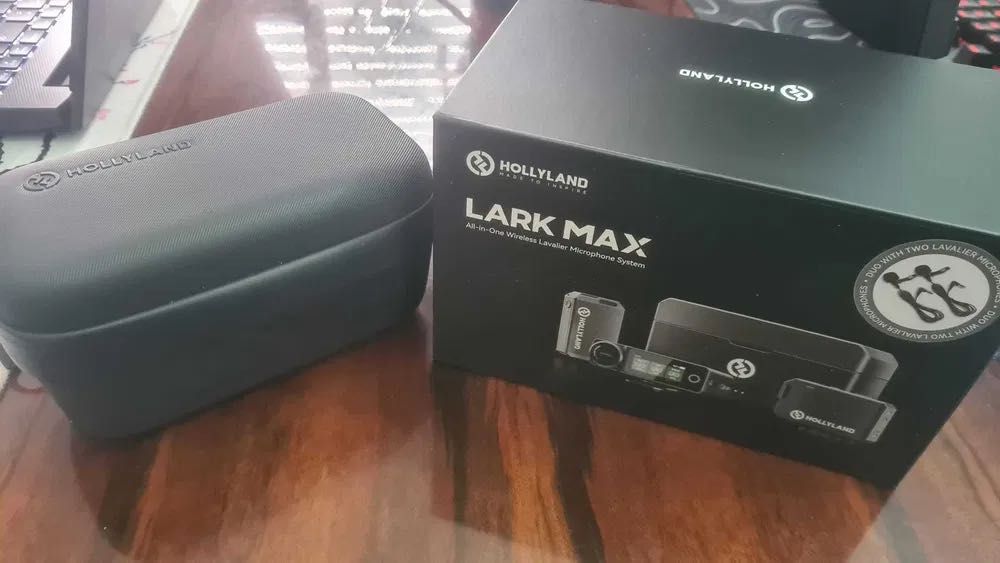 Hollyland lark max Duo completo usado apenas 3x , microfone sem fio profissional