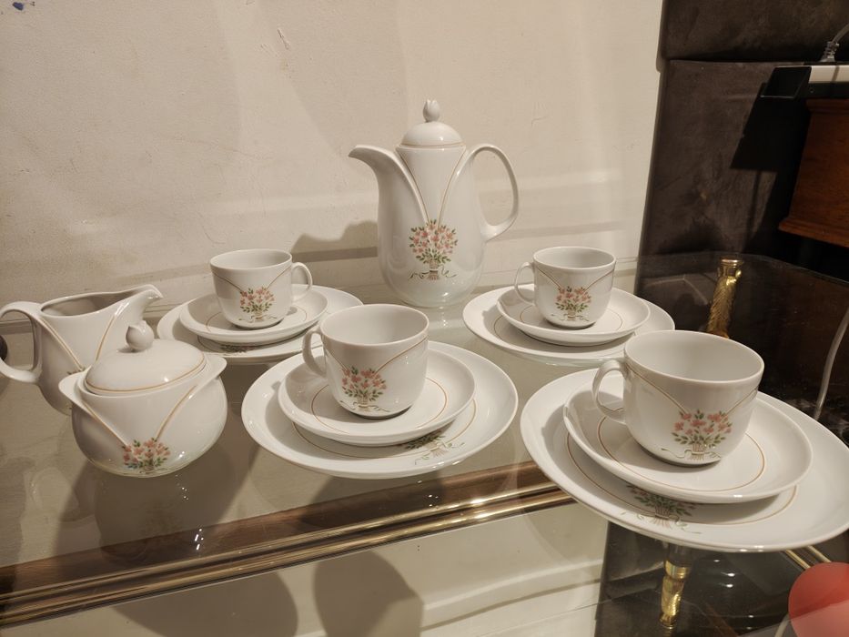 Serwis kawowy porcelanowy  scherzer Bavaria