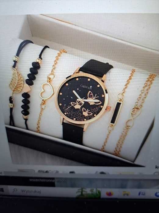 Zegarek damski + dodatki Sobota -Święta-cena 29,99 zł