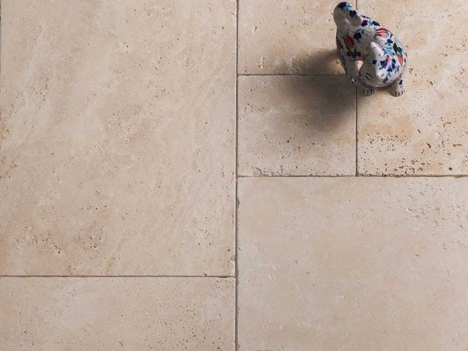 TRAWERTYN Light Premium | bębnowane | komplet 0,742 m²