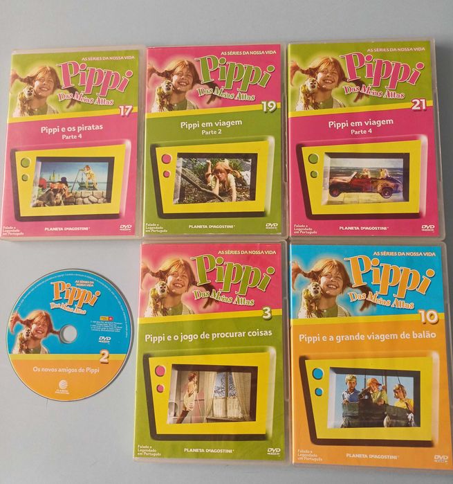 Pippi das Meias Altas - Lote de DVDs