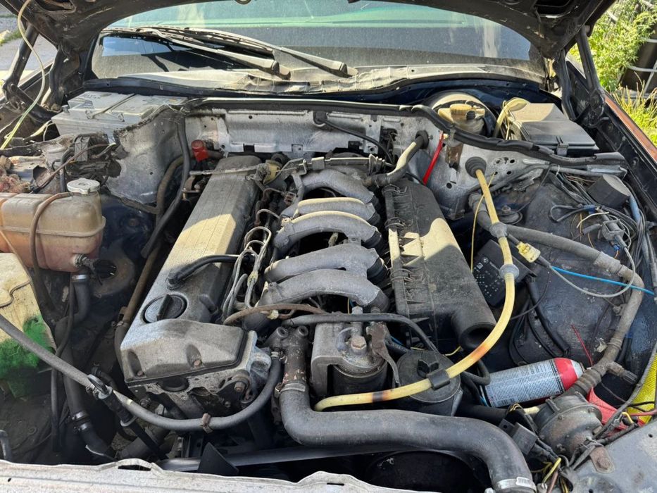 Разбираем на болты и гайки Mercedes W126 OM603 3.0 дизель