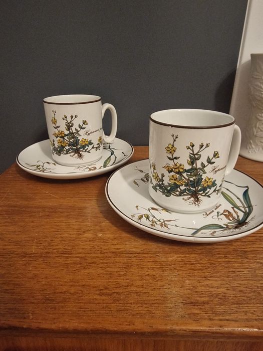 Villeroy Boch Botanica zestaw kubków I talerzyków