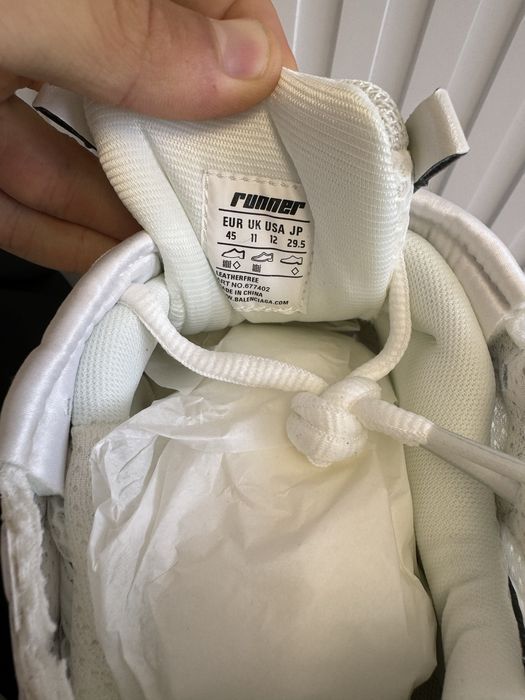 Кроссовки Balenciaga Runners white graffity  41 42 43 44 45