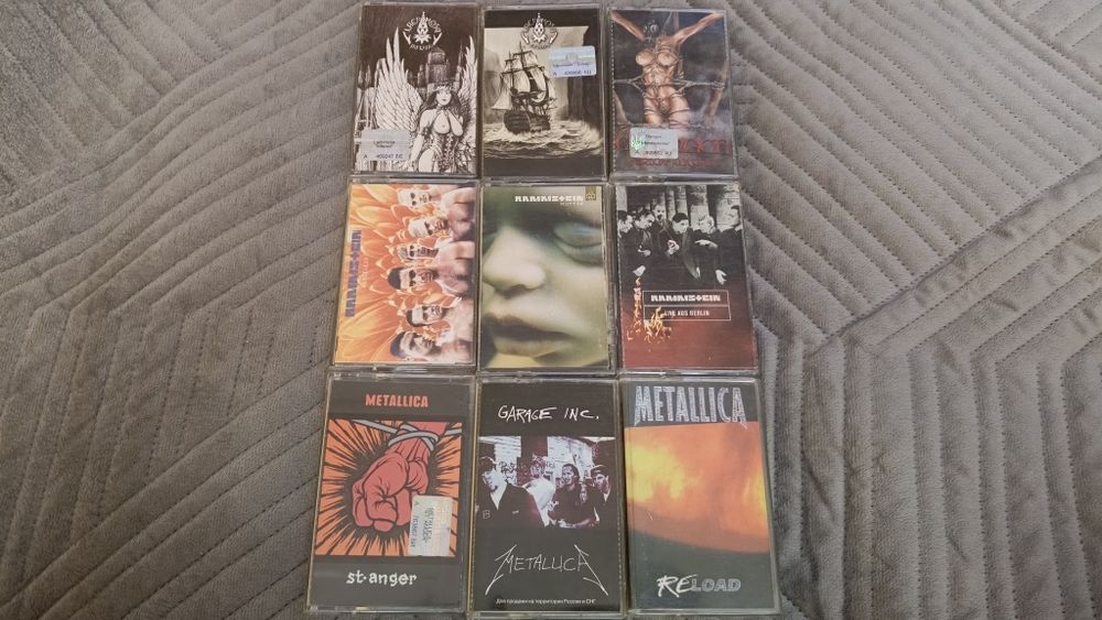 ‼️ Аудио кассеты  ‼️ аудиокассеты аудіо касети 18 шт рок