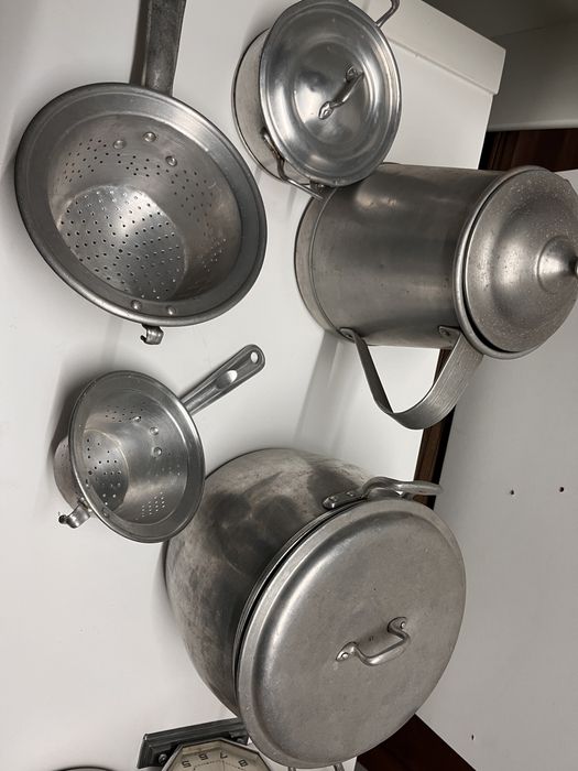 Conjunto tachos e fervedores aluminio