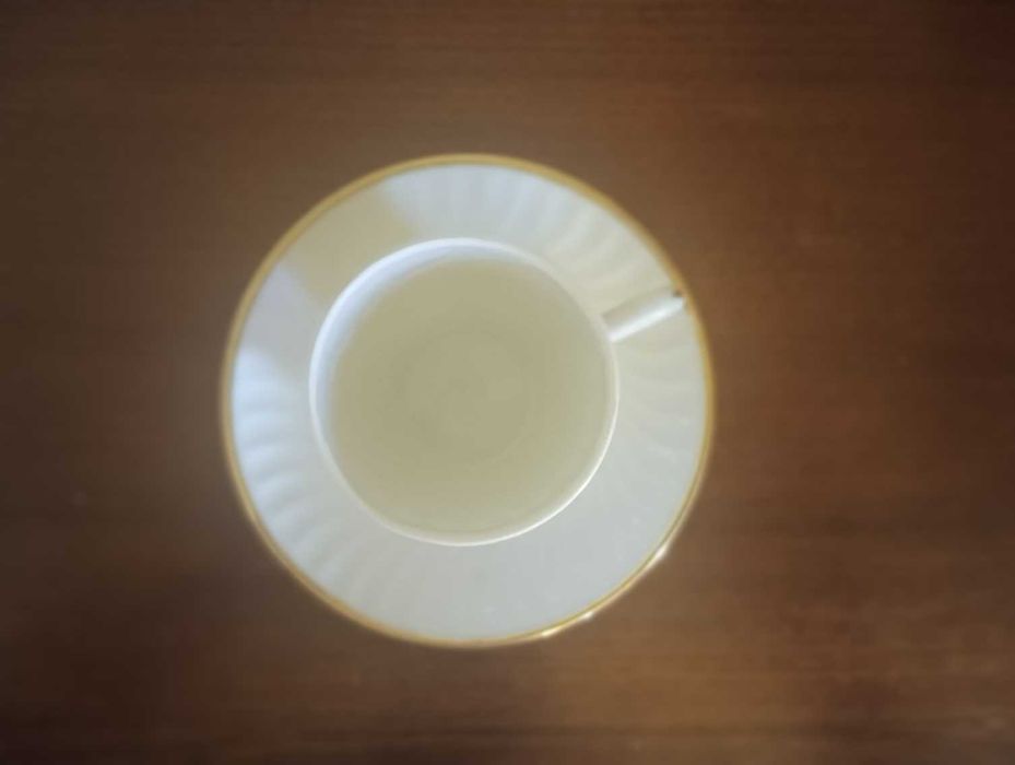 Chávena Café e Pires  - Branco Ouro da Vista Alegre