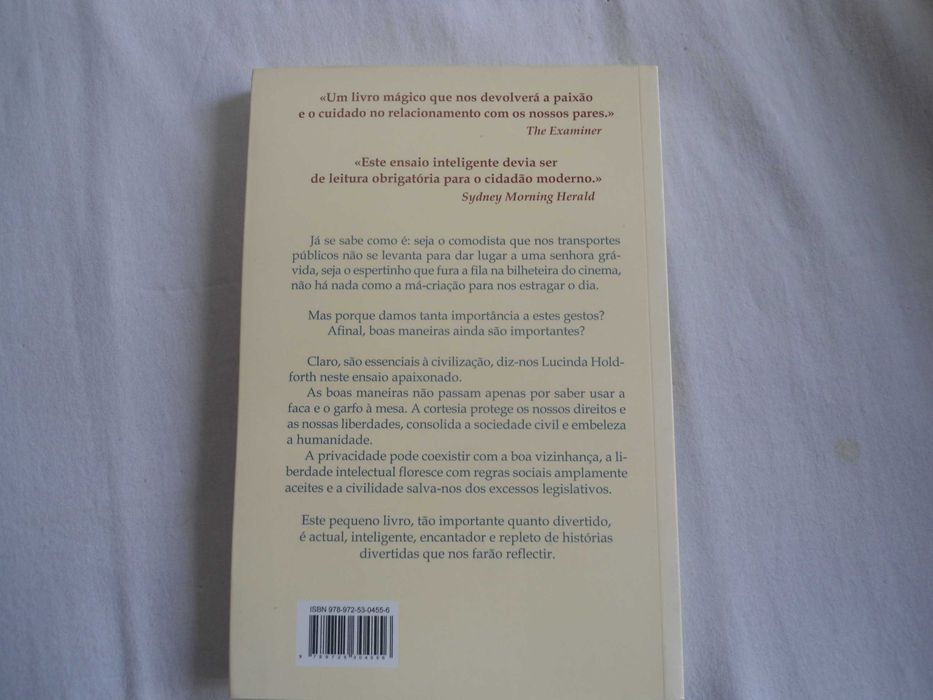 As Boas Maneiras ainda são importantes por Lucinda Holdforth