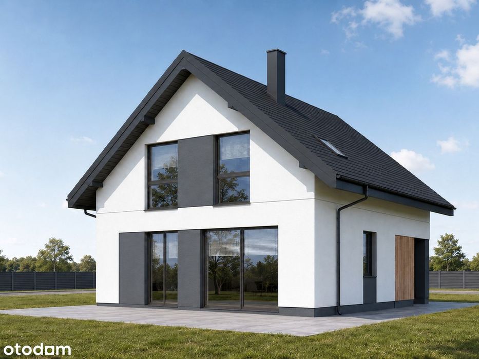 Nowy dom 146 m² | działka 1175 m² | Pigża pod Toruniem