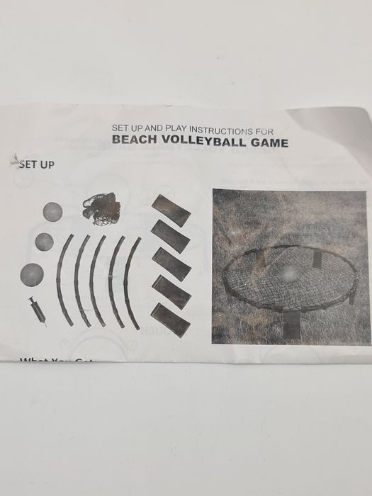 Jogo de voleibol para criança