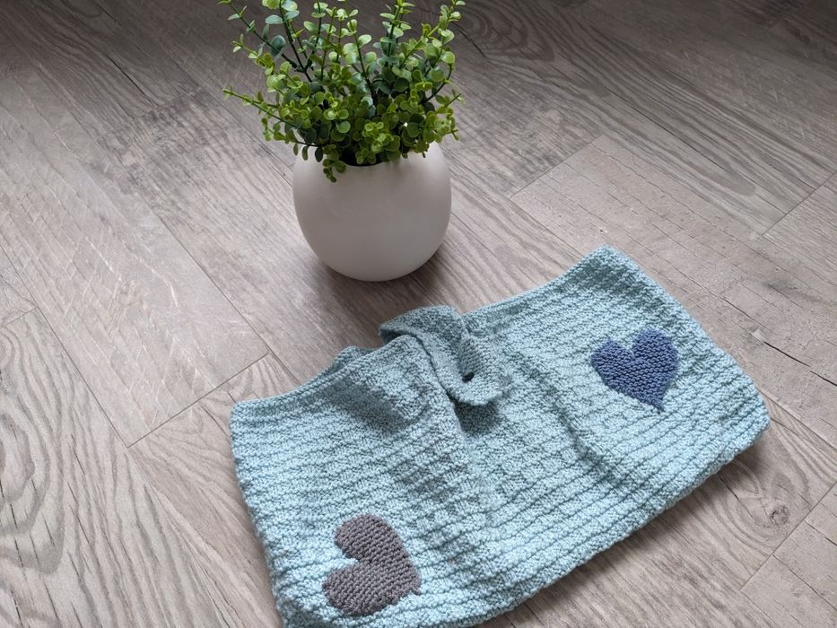 В'язана сумочка, мішечок, декор handmade