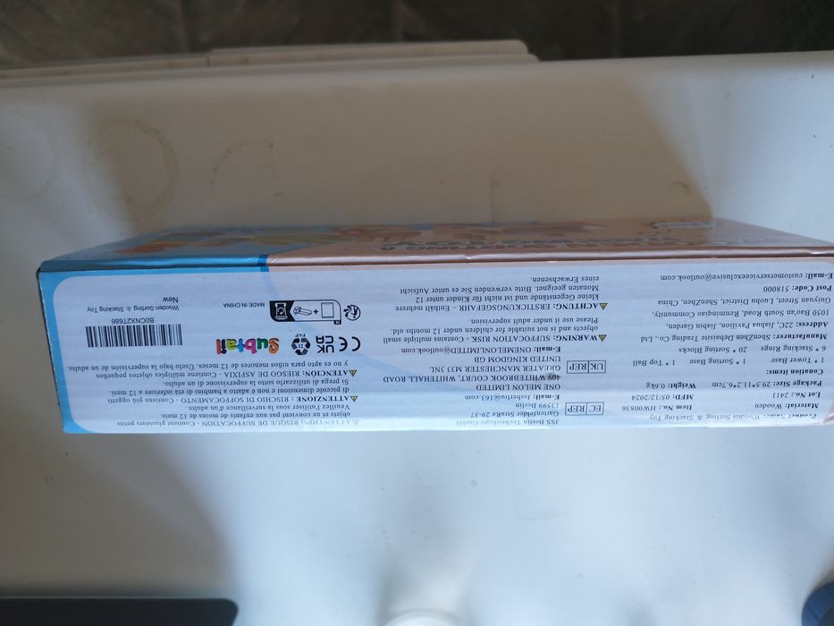 Brinquedo para crianças com mais de 12 meses