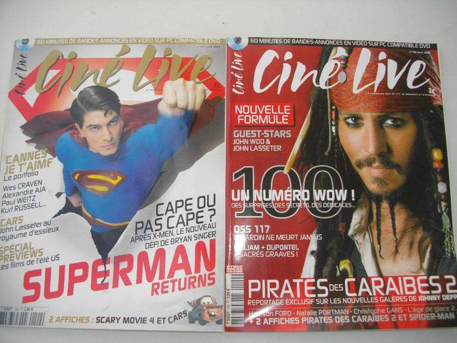 Ciné Live: 9 revistas de cinema em Francês