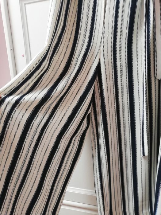 Kombinezon w paski gorset impreza wesele H&M S 36