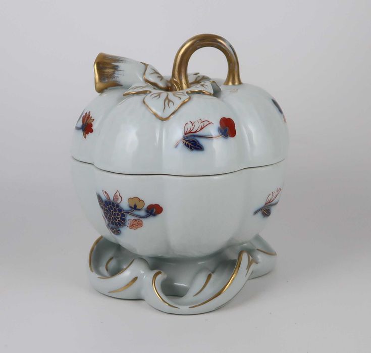 Caixa abobora Vista Alegre Imari