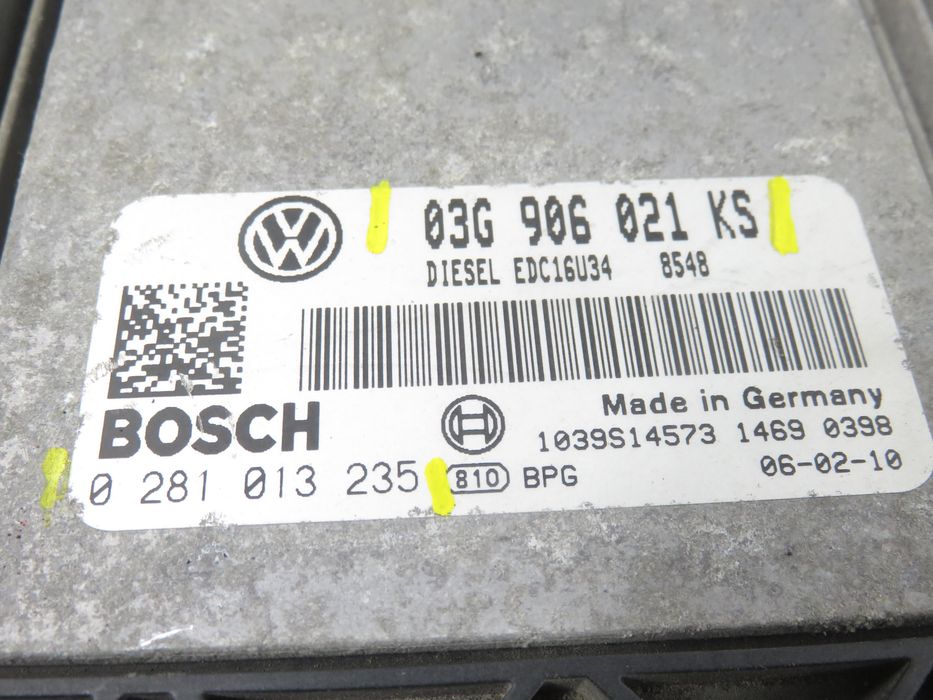 Sterownik Vw Golf Plus 2.0 Tdi 16v - 03g906021ks