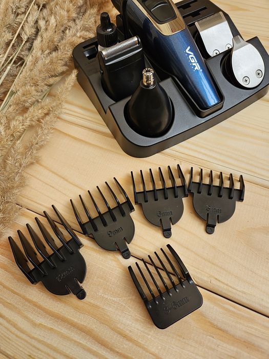 Машинка VGR 172 трімер волос 5в1 бритва для носа бороди триммер